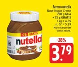 nah und gut Bockau - nutella Angebot im Prospekt nutella bei nah und gut im Bockau Prospekt für 3,79 €