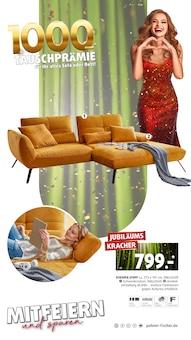 Ecksofa im aktuellen Polstermöbel Fischer Prospekt (Nürnberg) Ecksofa im Polstermöbel Fischer Prospekt "JUBILÄUM" mit 23 Seiten (Nürnberg)