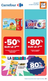 Promos Lessive dans le catalogue "Carrefour" de Carrefour Lessive en promo dans le catalogue Carrefour à la page 1