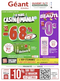 Géant Casino Catalogue "Le mois Casinomania", 74 pages, Aix-en-Provence,  16/05/2022 - 29/05/2022