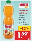 Fruchtsaftgetränke im Angebot bei Netto Marken-Discount in Pirmasens Fruchtsaftgetränke Angebote von Multi 12 bei Netto Marken-Discount Pirmasens für 1,39 €