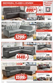 Sofa im Möbel AS Prospekt in Karlsruhe Aktueller Möbel AS Prospekt mit Sofa, "DAS BESTE ZUM FESTE!", Seite 4