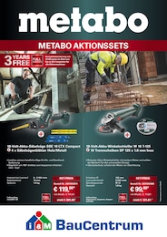 i&M BauCentrum Prospekt für Weißenfels: "Metabo-Aktionssets – Jetzt ZUGREIFEN!", 4 Seiten, 23.05.2024 - 31.03.2025