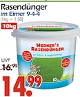 Rasendünger im Eimer 9-4-4 Angebote von Werner's bei Wreesmann Cottbus für 14,99 €