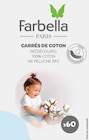 CARRÉS COTON FARBELLA BEBE - FARBELLA - Auchan Hypermarché CARRÉS COTON FARBELLA BEBE - FARBELLA à 1,60 € dans le catalogue Auchan Hypermarché