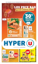 Prospectus Hyper U à Saint-Clément, "LES PRIX BAS: Spécial saveurs d’Asie", 32 pages, 10/02/2026 - 22/02/2026