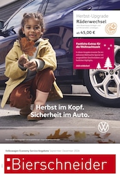 Volkswagen Prospekt für Aalen: "Herbst im Kopf. Sicherheit im Auto.", 1 Seite, 01.09.2026 - 31.12.2026