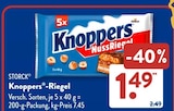 Knoppers NussRiegel von Storck für 1,49 € bei ALDI SÜD im Angebot Knoppers NussRiegel von Storck im aktuellen ALDI SÜD Prospekt