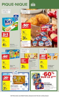 Promotion Goûter dans le prospectus Carrefour, valable du 23/06/2026 au 06/07/2026 Promo Goûter dans le catalogue Carrefour du moment à la page 20