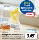 4 Longdrink-/Whisky-Gläser Angebote von ERNESTO bei Lidl Viersen für 3,49 €