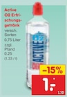 Erfrischungsgetränk im Angebot bei Netto Marken-Discount in Gifhorn Erfrischungsgetränk Angebote von Active O2 bei Netto Marken-Discount Gifhorn für 1,00 €