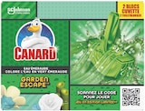 Le 2ème à -67% sur la gamme gel intense 750ml, bloc active clean et fresh disc, gamme tropical adventure ou garden escape canard wc ▲ - CANARD en promo chez Supermarchés Match Thionville