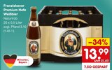 Premium Hefe Weißbier Naturtrüb Angebote von Franziskaner bei Netto Marken-Discount Schwabach für 13,99 €