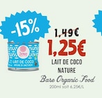 Lait de coco nature dans le catalogue Naturalia