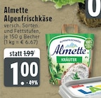 Alpenfrischkäse im Angebot bei EDEKA in Köln Alpenfrischkäse Angebote von Almette bei EDEKA Köln für 1,00 €