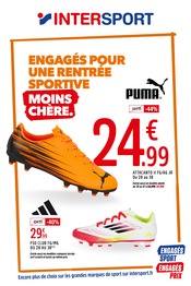 Chaussures Angebote im Prospekt "ENGAGÉS POUR UNE RENTRÉE SPORTIVE MOINS CHÈRE." von Intersport Chaussures Angebote im Prospekt "ENGAGÉS POUR UNE RENTRÉE SPORTIVE MOINS CHÈRE." von Intersport auf Seite 1