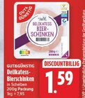 Delikatess-Bierschinken von GUT&GÜNSTIG für 1,59 € bei EDEKA im Angebot Delikatess-Bierschinken von GUT&GÜNSTIG im aktuellen EDEKA Prospekt
