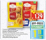 E center - Unsere Goldstücke Weizen-Brötchen Angebot im Prospekt Unsere Goldstücke Weizen-Brötchen bei E center im Prospekt "" für 1,11 €
