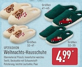 Aktuelles Weihnachts-Hausschuhe Angebot bei ALDI Nord in Chemnitz ab 4,99 €