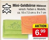 Mini-Geldbörse im Angebot bei Zimmermann in Magdeburg Mini-Geldbörse Angebote von Hibiscus bei Zimmermann Magdeburg für 6,99 €