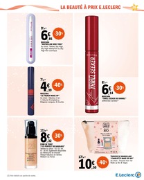 Offre Fond De Teint dans le catalogue E.Leclerc du moment à la page 39