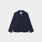 Veste blazer droite boutonnée bleu marine garçon - La Halle Veste blazer droite boutonnée bleu marine garçon à 18,19 € dans le catalogue La Halle
