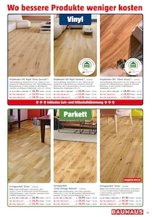 Parkett Angebot im BAUHAUS Prospekt, gültig von 01.11.2025 bis 29.11.2025 Parkett Angebot im aktuellen BAUHAUS Prospekt auf Seite 13