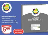 Aktuelle Haushaltskleingeräte Angebote bei GLOBUS in Bochum Aktuelles Personenwaage Angebot bei GLOBUS in Bochum ab 5,99 €