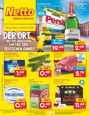 Netto Marken-Discount Discounter Prospekt der aktuellen Woche mit 55 Seiten, gültig von 25.09.2023 bis 30.09.2023, in Ravensburg und Umgebung Aktueller Netto Marken-Discount Discounter Prospekt in Ravensburg und Umgebung, "Aktuelle Angebote" mit 55 Seiten, 25.09.2023 - 30.09.2023