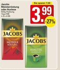 Meisterröstung oder Auslese Angebot im WEZ Stadthagen Prospekt WEZ Stadthagen Prospekt mit Meisterröstung oder Auslese im Angebot für 3,99 €