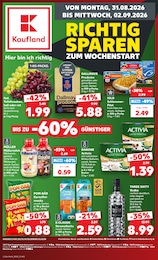 Kaufland Prospekt für Obersulm mit 77 Seiten Kaufland Prospekt für Obersulm: "Hier bin ich richtig", 77 Seiten, 31.08.2026 - 02.09.2026
