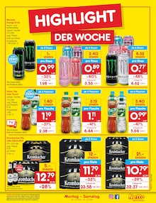 Bier im Netto Marken-Discount Prospekt "Aktuelle Angebote" mit 72 Seiten (Rostock)