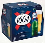 Bière Blonde - 1664 en promo chez Intermarché Saumur à 4,95 €