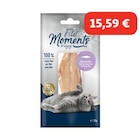 MOMENTS Snack de Filet Maquereau 10x30 g à 15,59 € dans le catalogue Maxi Zoo