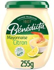 Mayonnaise Citron - Bénédicta en promo chez Colruyt Dijon à 1,69 €