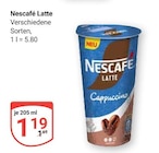 Latte Angebote von Nescafé bei GLOBUS Bensheim für 1,19 €