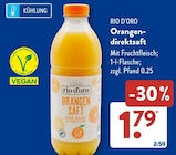 Orangen-direktsaft von Rio D’Oro im aktuellen ALDI SÜD Prospekt für 1,79 €