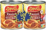 RAVIOLI SAUCE BOLOGNAISE - ZAPETTI dans le catalogue Supermarchés Match