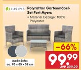 Netto Marken-Discount Kirchberg - Polyrattan Gartenmöbel-Set Fort Myers Angebot im Prospekt Polyrattan Gartenmöbel-Set Fort Myers bei Netto Marken-Discount im Kirchberg Prospekt für 99,99 €