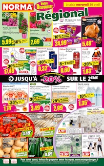 Prospectus Norma à Strasbourg, "Votre Discounter Régional", 14 pages de promos valables du 30/04/2025 au 06/05/2025