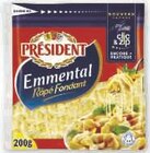 Emmental Râpé Pasteurisé - PRÉSIDENT dans le catalogue U Express