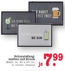 Schmutzfangmatten mit Druck im Angebot bei E center in Offenbach Schmutzfangmatten mit Druck Angebote bei E center Offenbach für 7,99 €
