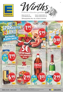 Aktueller EDEKA Prospekt "Aktuelle Angebote" Seite 1 von 24 Seiten für Bergneustadt