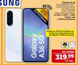 Galaxy A36 im Angebot bei Marktkauf in Schwabach Galaxy A36 Angebote von Samsung bei Marktkauf Schwabach für 319,99 €