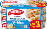FILETS DE MAQUEREAUX AU VIN BLANC SAUPIQUET - SAUPIQUET en promo chez Auchan Hypermarché Grenoble à 5,90 €