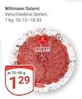 Salami von Wiltmann für 1,29 € bei GLOBUS im Angebot Salami von Wiltmann im aktuellen GLOBUS Prospekt