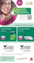 mea - meine apotheke Prospekt für Schwaigern mit 4 Seiten mea - meine apotheke Prospekt für Schwaigern: "Unsere August-Angebote", 4 Seiten, 01.08.2025 - 31.08.2025