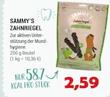 Zahnriegel von Sammy's im aktuellen Zookauf Prospekt