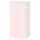 Kleiderschrank weiß/blassrosa Angebote von SMÅSTAD bei IKEA Plauen für 121,00 €