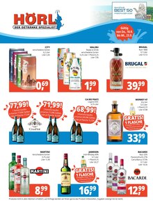 Gin im aktuellen Getränke Hörl Prospekt (Ingolstadt) Gin im Getränke Hörl Prospekt "HÖRL. DER GETRÄNKE SPEZIALIST" mit 8 Seiten (Ingolstadt)